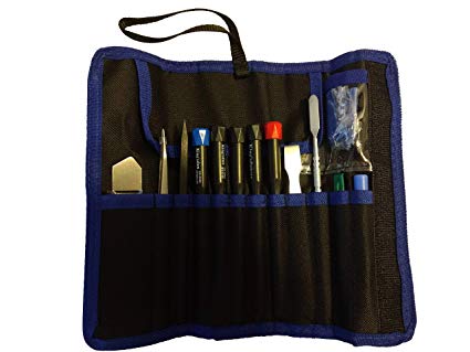 MacBook and Smartphone Tool Set: Pentalobe, Phillips PH000, Torx T5, Tri-Point Y0 Screwdrivers, Spudger Pry Opening Tools in Case