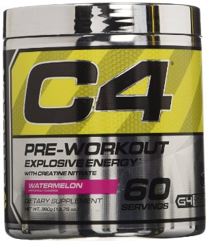 Cellucor C4 Pre Workout Supplements with Creatine, Nitric Oxide, Beta Alanine and Energy, 60 Servings, Watermelon