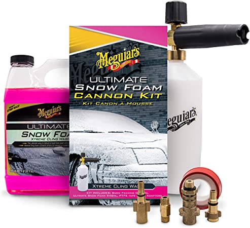 Meguiar's Ultimate Car Snow Foam Cannon Lance Kit Kärcher compatible Nilfisk compatible Bosch compatible