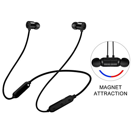 Wireless Earbuds, ELEGIANT Sport Wireless Headphones Neckband Headset IPX5 Waterproof HD Stereo Earphones for Running Gym Workout