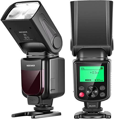 Neewer NW635 TTL GN58 Flash Speedlite with LCD Display Compatible with Sony MI Hot Shoe Mirrorless Cameras A9II A9 A7RIV/III/II A7III/II A7SII A6600 A6500 A6400 A6300 A6000 A99II A77II RX10II/III/IV