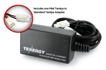 Tenergy Smart Charger for 84V-96V NiMH Battery Packs w Mini Tamiya Connector  Standard Tamiya Adapter