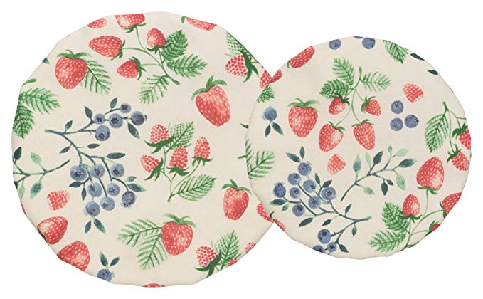 Now Designs, Berry Patch Cotton Bowl Covers, Set of Two, 2 Piece
