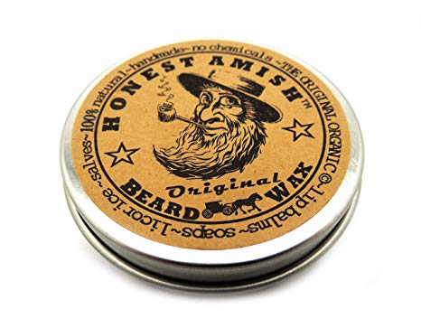 Honest Amish Original Beard Wax - All Natural and Organic