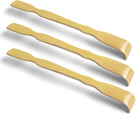 Pack of 3 - TungSam Manual Bamboo Back Scratcher (17 inches）
