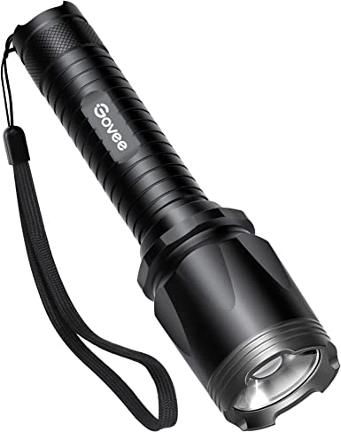 Govee Tactical Flashlight with 1000 Lumens, IPX5 Water-Resistant Rechargeable Flashlight, CREE XM-L3 LED with 5 Light Modes for Camping, Outdoor, Emergency Use