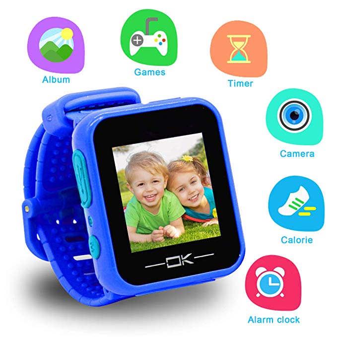 Toys for 3-6 Year Old Girls Pussan Smart Watches for Kids Button Toddler Watch with Camera USB Charging Best Christmas Birthday Gifts for Kids Smartwatch Kids Watches for Boys Girls VTech Kidizoom