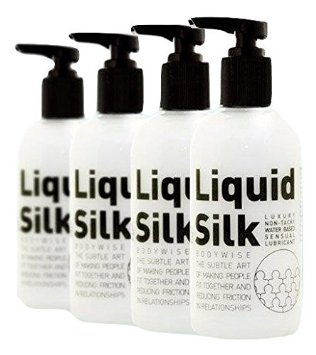 Liquid Silk Personal Sexual Lubricant 250ml (4 pack)