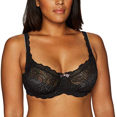 Playtex Women's Love My Curves Beautiful Lace and Lift Underwire Full Coverage Bra #4825