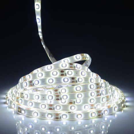 ANNT 5m SMD 82 Lumens  15 Watts Per Foot 300 Units 3528 Leds Waterproof LED Strip Light 5m Cool White