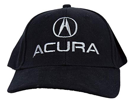 Acura Hat - Fine Embroidered Adjustable Cap Black