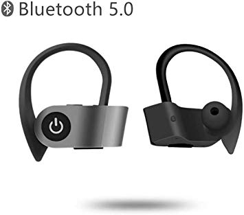 Wireless Bluetooth Headset 5.0, True Wireless Bluetooth Earbuds, in-Ear Wireless Bluetooth Headset,Built-in Mic for iOS and Android Device，Mini Car Headset for Cell Phone/Running/Android，Waterproof