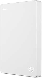 Seagate 2TB Photo Drive with Mylio Create Portable External Hard Drive USB 3.0 (STJS2000400), White (Renewed)