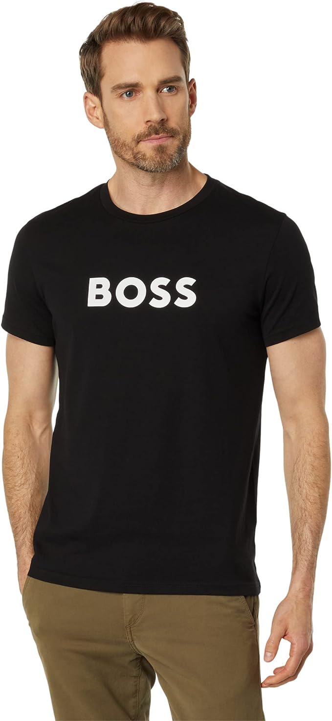 BOSS Men's Big Logo Cotton Short Sleeve T-Shirt