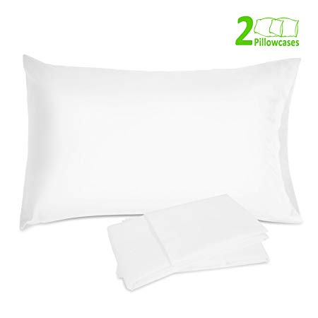 JOKY Premium Quality Bed Pillows, Down Alternative, Hypoallergenic & Dust Mite Resistant, Comfortable Pillows for Sleeping - Queen Size, 20x30IN, Set of 2