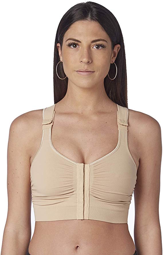 Post-op Bra After Breast Enlargement or Reduction - Nude Size L