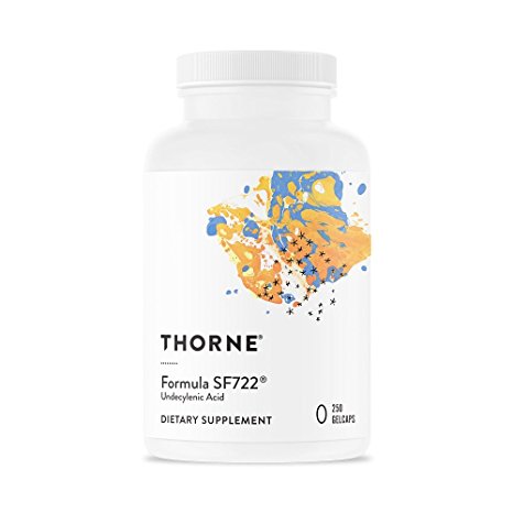 Thorne Research - Formula SF722 - Undecylenic Acid for Gastrointestinal and Gut Flora Support - 250 Gelcaps