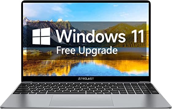 TECLAST 15.6 Inch Laptop Computer, F15 Plus Windows 10 Laptop 8GB RAM 256GB SSD(Support Windows 11), Intel N4120 Quad-Core Processor Laptop Computer for Entertainment, 5G WiFi, Bluetooth, Mini-HDMI