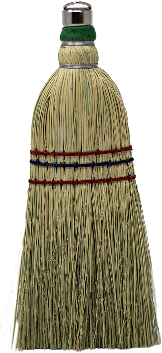 Authentic Hand Made All Broomcorn Broom (12-Inch/Whisk)