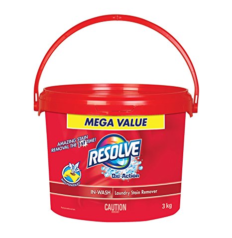 Resolve Oxi-Action, Ultimate Laundry Stain Remover, In-Wash Powder, All Colours, Mega Value Pack, 3 kg