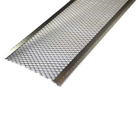 Spectra Metal Sales GS5013M25 Armour Screen Gutter Guard, Corrosive Resistant Aluminum, Easy to Install with Self-Locking"C" Clip, Double Reinforced Edges, 5" x 3', Pack of 25 (Total 75 ft)