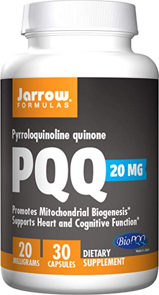 Jarrow Formulas Jarrow Pyrroloquinoline Quinone PQQ (20mg, 30 Capsules), 1 Units