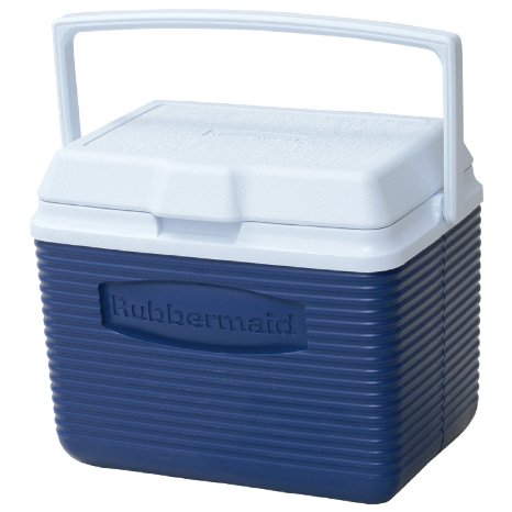 Rubbermaid Cooler / Ice Chest, 10-quart, Blue