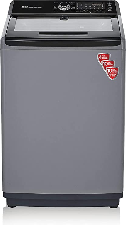 IFB 8.5 Kg Fully-Automatic Top Loading Washing Machine (TL-SSBL 8.5KG AQUA, Sparkle Silver)