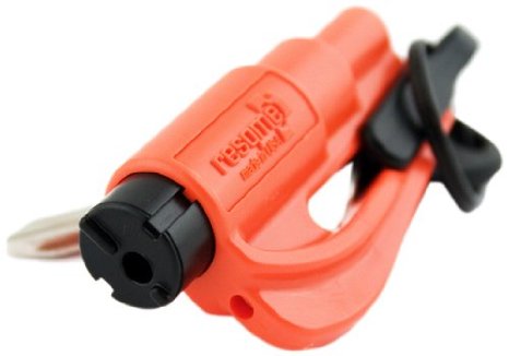 resqme The Original Keychain Car Escape Tool Made in USA Orange