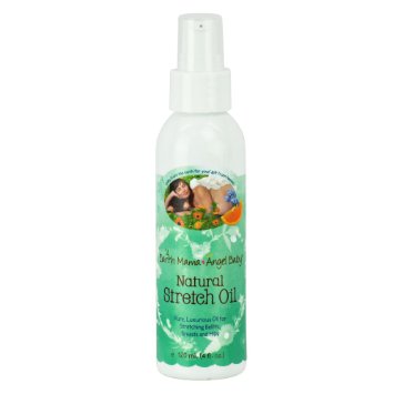Earth Mama Angel Baby Natural Stretch Oil 4-Ounce Bottle
