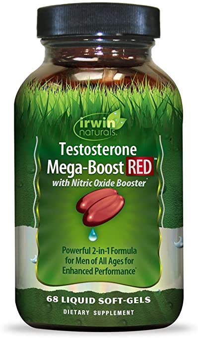 Testosterne Mega-Boost Red Irwin Naturals 68 Softgel