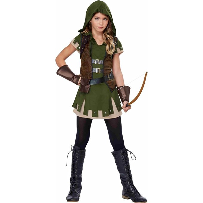 California Costumes Miss Robin Hood Tween Costume