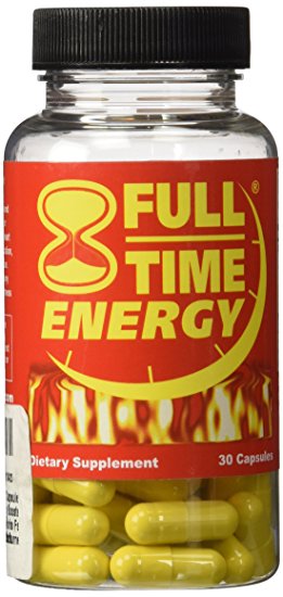Full-Time Energy Pills - Fat Burners - Best Natural Energy Booster Weight Loss Supplement that Really Works Fast for Both Men and Women - #1 Fat Burner Plus Diet Pills - Weight Loss Products (30 Capsules)