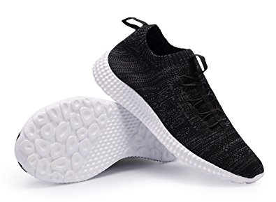 Belilent Men's Shadow Knit Sneaker Lightweight Running Shoes Walking Breathable Athletic Casual Shoes