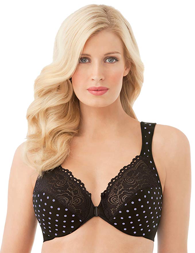 Glamorise Women's Full Figure Underwire Front Close Bra #1245