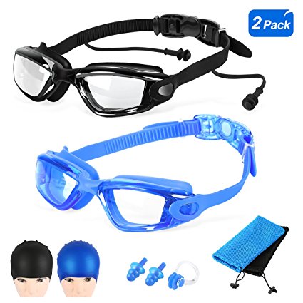 Swim Goggles SiFree Anti-fog UV 400 Protection No Leaking Waterproof Swimming Goggles for Men Women Youth