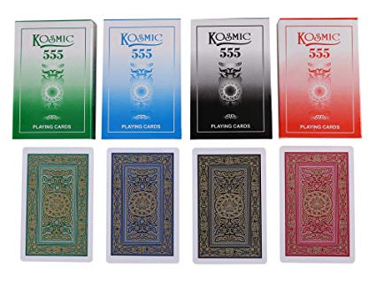 G II Kosmic 555 Club Playing Cards -Set of 4