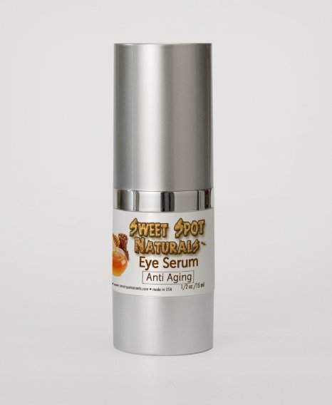 Best Eye and Face Serum, 37.5% Hyaluronic Acid. Intense Hydration for Dark Circles, Wrinkles, Puffiness and Bags. Vitamin C, Retinol, Vitamin E, Manuka Honey, Aloe Vera. 85% Organic, 15% Natural Anti-Aging Treatment. Alcohol Free, Paraben Free, Chemical Free, Fragrance Free. Filler Free (no water). 1/2oz.