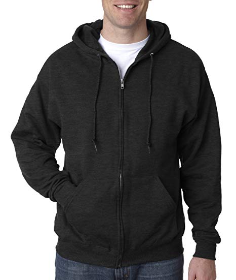 Jerzees Men's Adult Full-Zip Hooded Sweatshirt