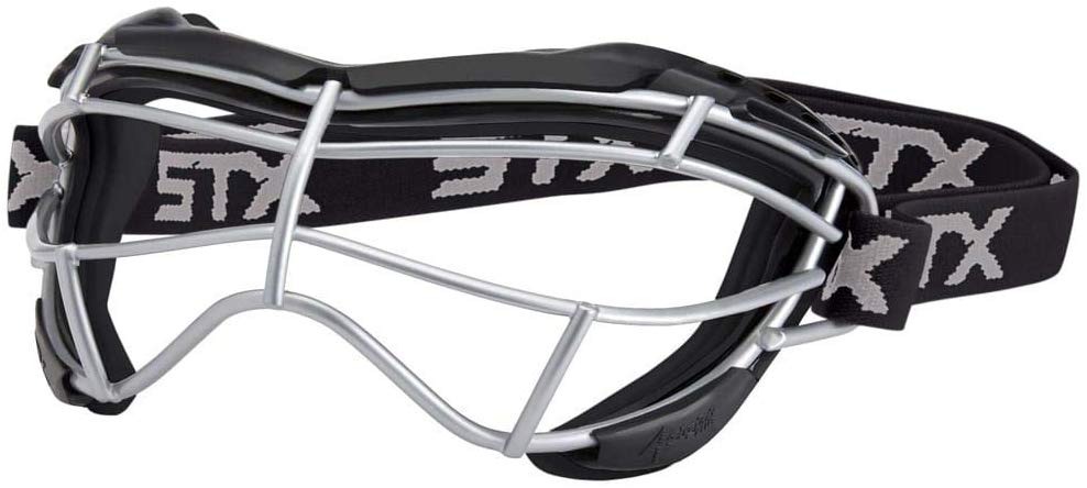 STX Lacrosse Focus-S Goggle, Black/Black