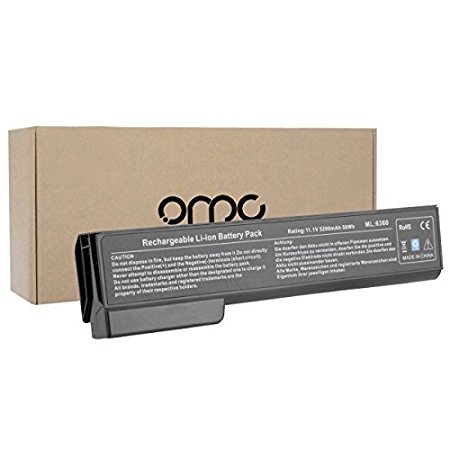 OMCreate Laptop Battery for HP EliteBook 8460P 8470P 8560P 8570P; HP ProBook 6470b 6570B 6460B 6560B ,fits P/N CC06 QK642AA 628666-001 - 12 Months Warranty