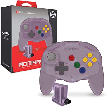 Hyperkin "Admiral" Premium BT Controller for N64/ Nintendo Switch/ Lite/ PC/ Mac/ Android (Amethyst Purple) - Nintendo 64