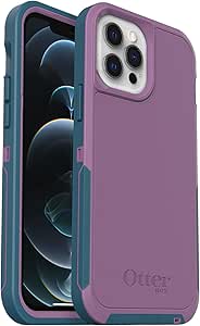 OtterBox iPhone 12 & 12 Pro (Only) - Defender Series XT Case - Lavender Bliss - Screenless - Rugged - Snaps to MagSafe - Lanyard Attachment - Microbial Defense Protection - Non-Retail Packaging