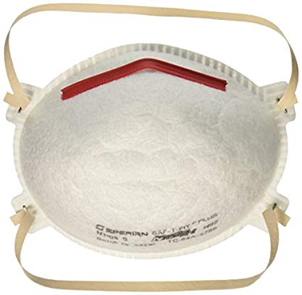 Honeywell 14110387 N1105 N95 SAF-T-FIT Plus Particulate Respirator, Molded Cup, Small (Pack of 20)