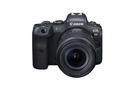 Canon EOS R6 Full-Frame Mirrorless Camera   RF24-105mm F4-7.1 is STM Lens Kit, Black (4082C022)