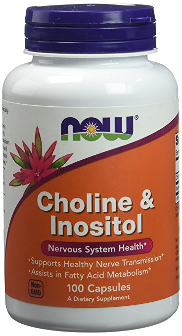 Choline & Inositol, 500 mg, 100 Capsules - Now Foods - UK Seller