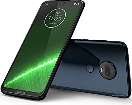 Motorola Moto G7  Plus (64GB, 4GB RAM) Dual SIM 6.2" 4G LTE (GSM Only) Factory Unlocked Smartphone International Model XT1965-2 (Deep Indigo)
