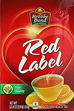 Brook Bond Red Label Fine Quality Loose Leaf Black Tea (63.4 oz / 1800 G)