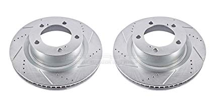 Power Stop JBR1309XPR Front Evolution Drilled & Slotted Rotor Pair