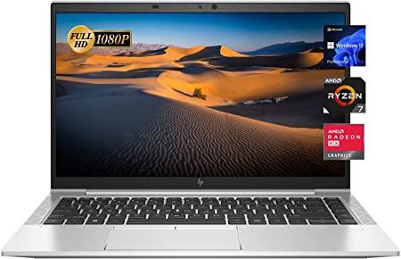 HP EliteBook 845 G8 Business Laptop, 14" FHD IPS Display, AMD Ryzen 7 Pro 5850U, 64GB DDR4 RAM, 2TB SSD, Webcam, FP Reader, Backlit KB, HDMI, Wi-Fi 6, Windows 11 Pro, 3 Year Warranty, Silver